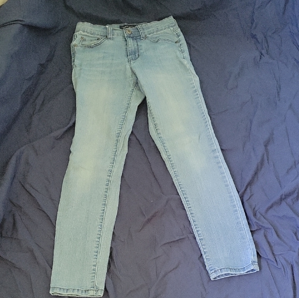 Light Blue Skinny Jeans for Women